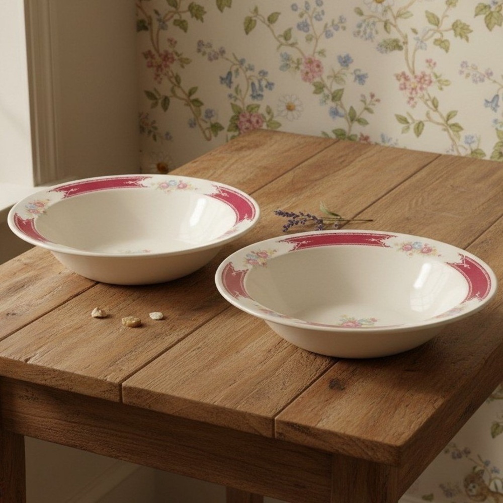 Homer Laughlin B1318 Vegetable Serving Bowls (AS IS)* Set Of 2